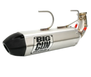 Polaris SPORTSMAN Performance Exhaust - Big Gun - EXO Stainless Slip On - Black - `09-`14